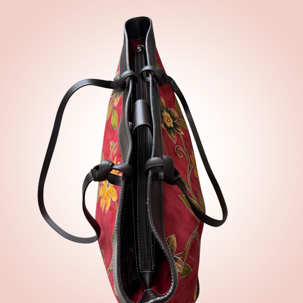 Maxx New York Floral Tote Bag Cottagecore Boho Bloomcore Travel Shopper Large - Picture 8 of 8